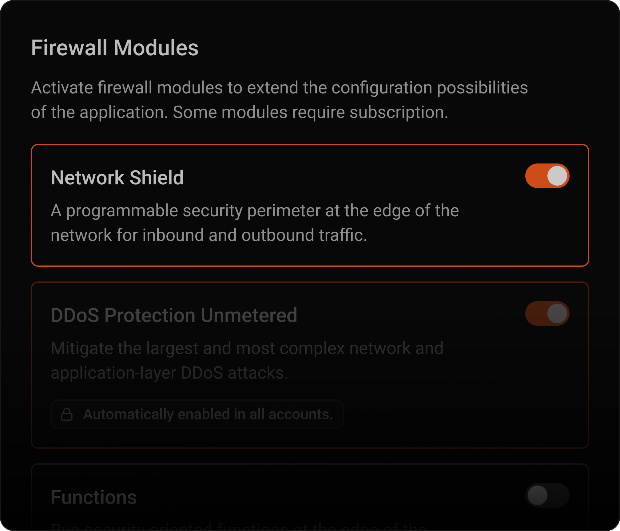 Configuración de Network List mostrando creación de blocklist basada en IP/CIDR, ASN y país