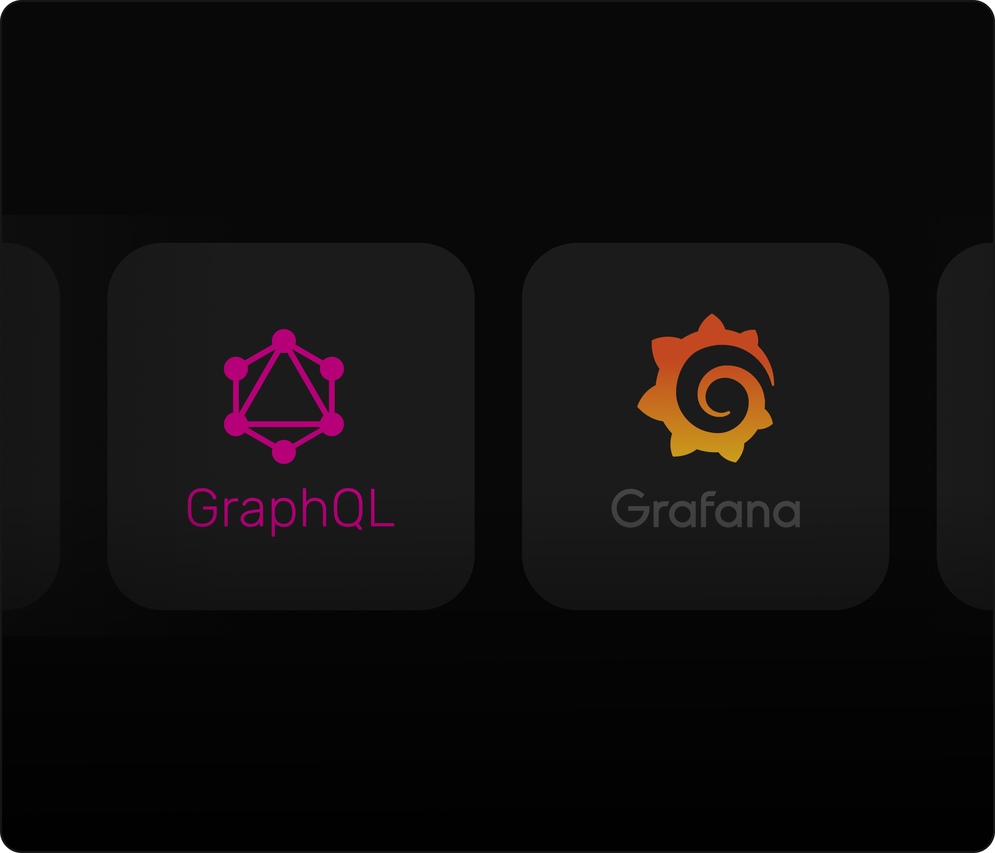 Concepto de integración de Grafana y GraphQL para dashboards operativos